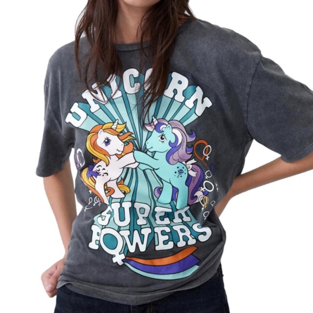 NWT “Unicorn Super Powers” graphic T Shirt - Picture 1 of 9